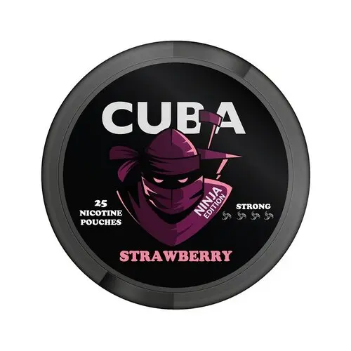 Strawberry Nicotine Pouches by Cuba Ninja 30mg